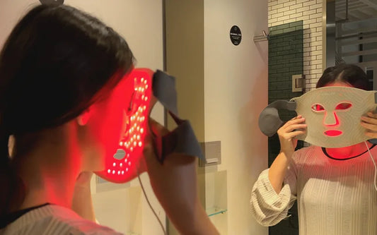 Laser and LED Light Therapy Mask for Anti-aging Skincare Routine 2025