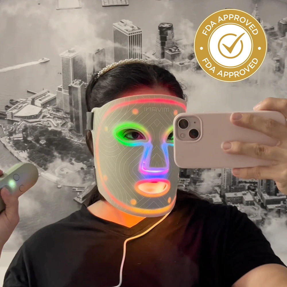 LED Mask with FDA-Approved Badge